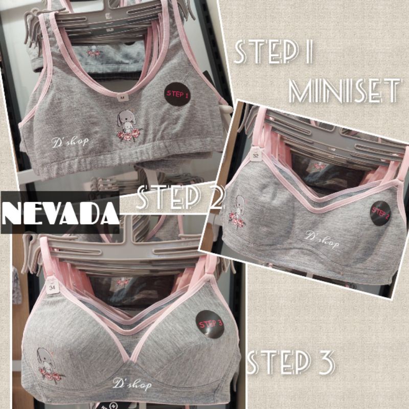 Miniset Anak Perempuan Step 1,2,3 Terbaru NEVADA By Matahari Dept Store
