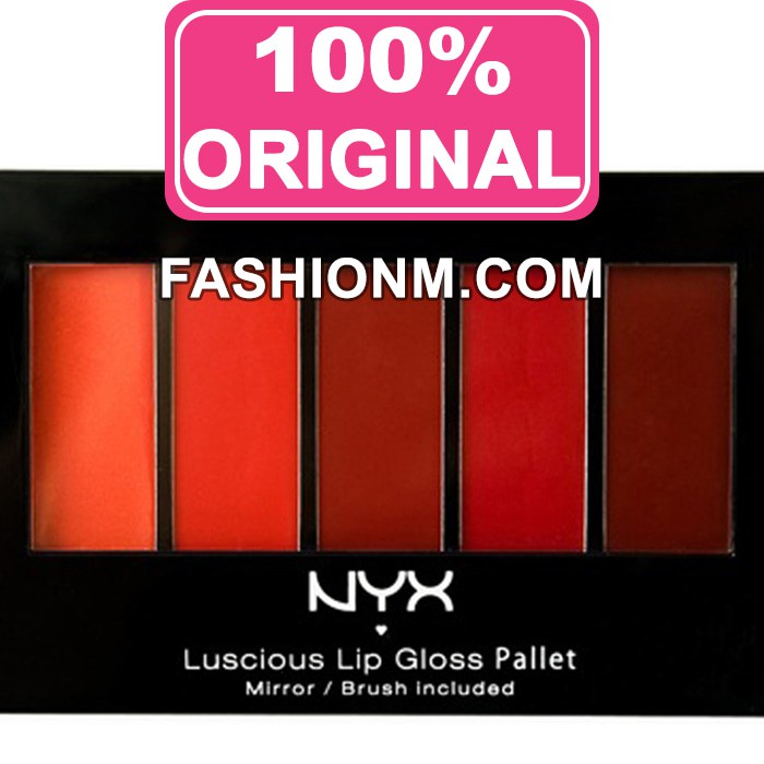 PROMO  NYX Luscious Lip Gloss Palette - Red Discovered  TERLARIS