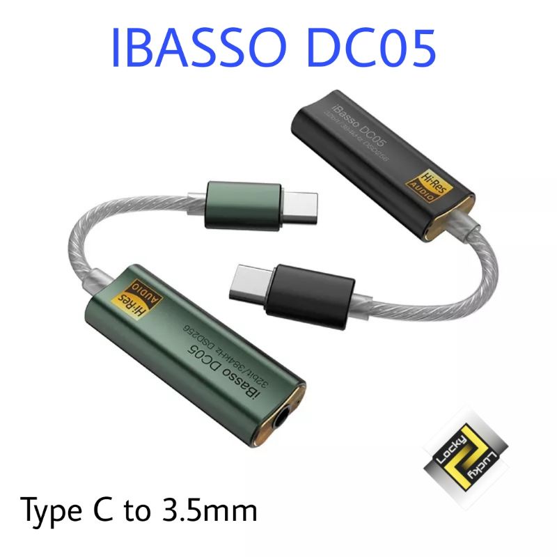 Ibasso DC05 DAC Hi-Res Audio USB Dongle Type C to 3.5mm Jack MQA Dual Chip ES9219C DSD DAP Portable 