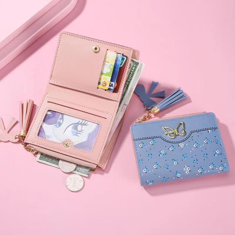 ♥TMALL88♥ Dompet Wanita Import Murah Lipat Kecil Lucu &amp; Cantik