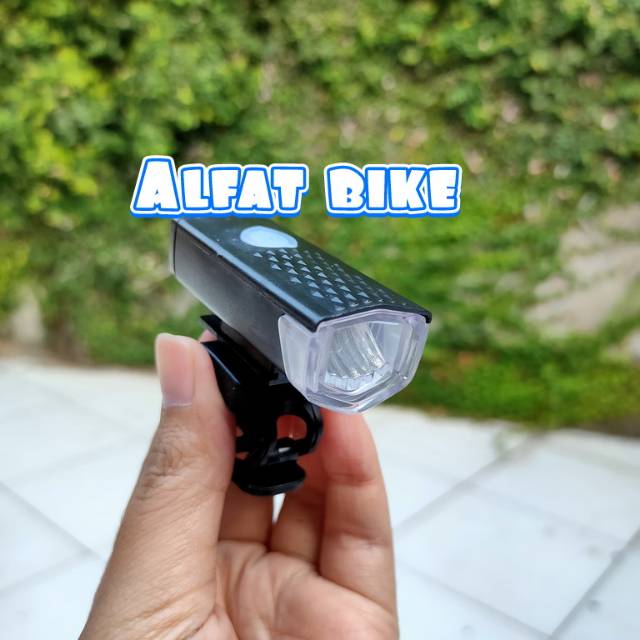 Lampu depan led usb sepeda lipat