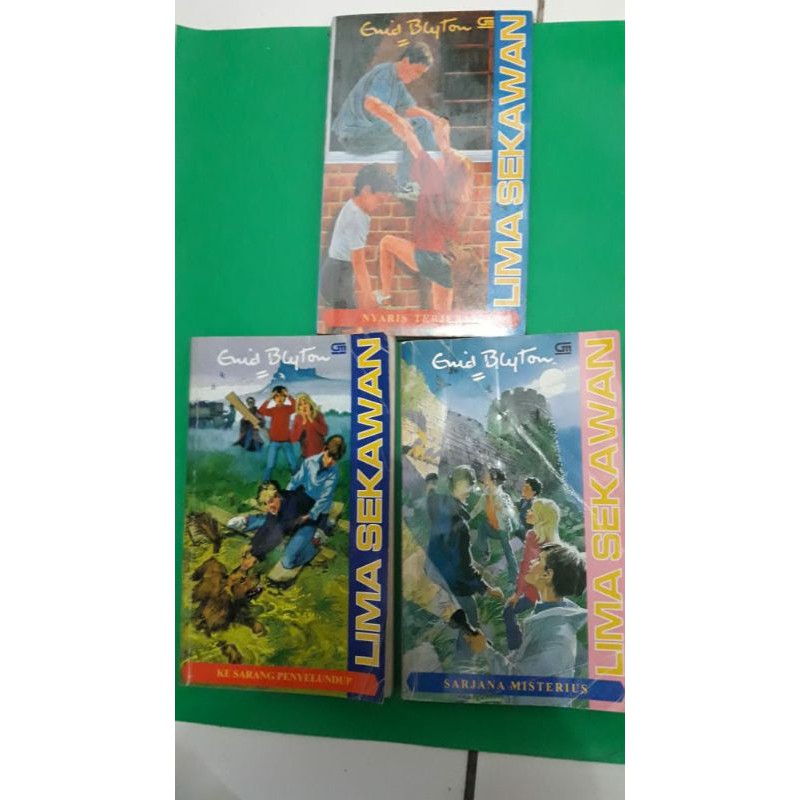 buku 5 sekawan ada 3buku pesanan