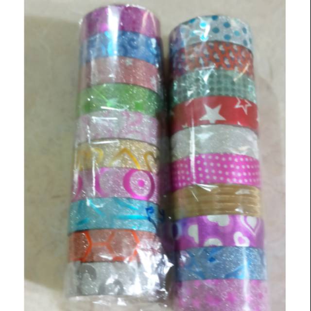 

Solatip bermotif / isolasi fancy