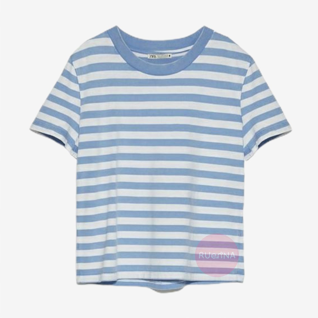 Z4ra Kaos Anak (Unisex)-Blue Stripe