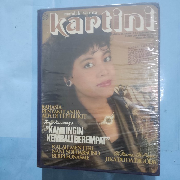 Majalah bundel lawas kartini 1987 II