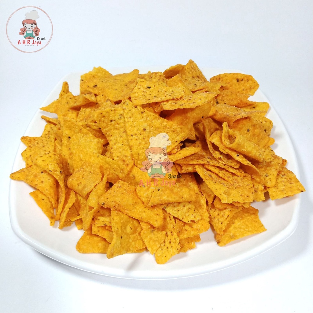 

TORTILLA 1 KG / KERIPIK TORTILLA TES / TORTILLA CHIPS / TORTILLA JAGUNG / TORTILLA BBQ / TORTILLA