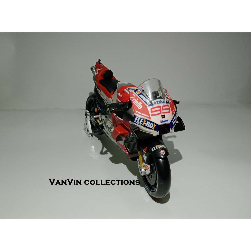 Diecast Motogp Custom 1:18 Ducati Desmosedici 2018 Jorge Lorenzo (99)