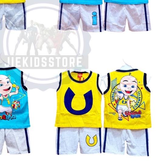 ✵ BAJU UPIN IPIN STELAN UPIN IPIN SETELAN PENDEK ANAK LAKI-LAKI ➾