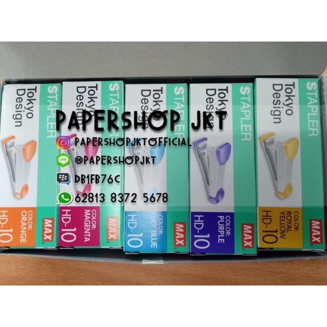 

☆ !!! STAPLER KECIL MAX HD10 Tokyo design ✫