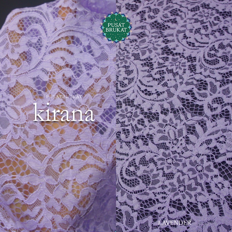 KAIN BRUKAT FATMAWATI JACQUARD / BAHAN BROKAT FATMAWATI KIRANA - 7163 DOVE MATT [harga per 0.5m]