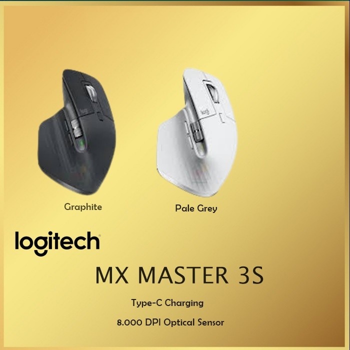 Logitech MX Master 3S Wireless Bluetooth Mouse MX Master 3 S