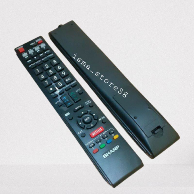 REMOT TV SHARP SMART TV 3D LED LCD STB DVD-VCR AUDIO NETFLIX