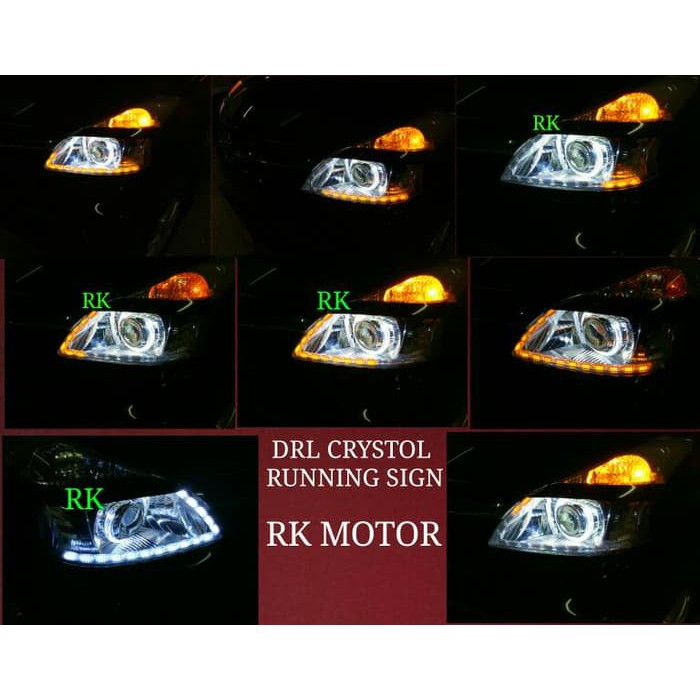 LAMPU LED DRL ALIS AES CRYSTOL RUNNING TELESCOPIC | LED ALIS AUDI