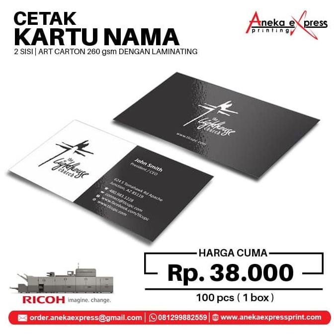 

OPEN RESSELER Kartu Nama 2 Sisi Dengan Laminating