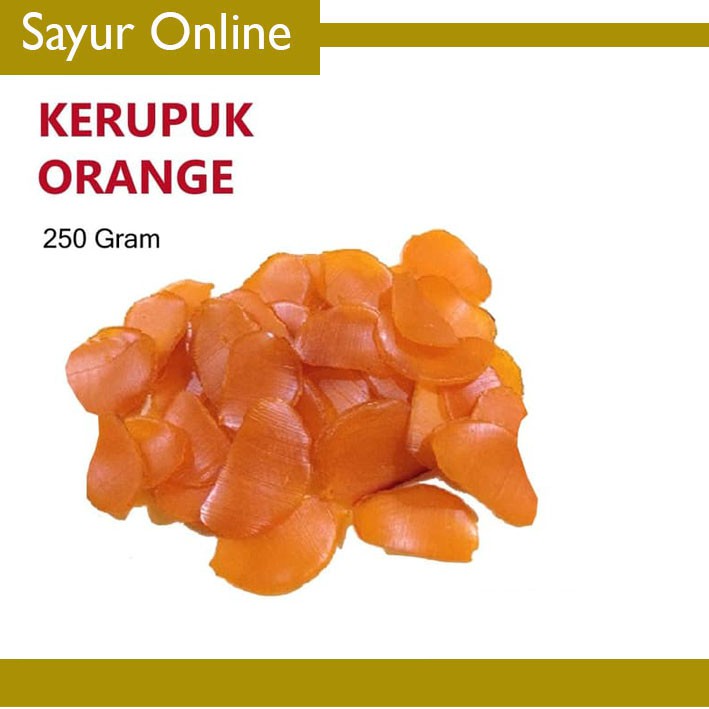 

KERUPUK ORANGE - MENTAH [250g]