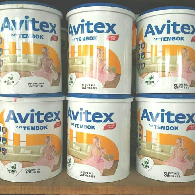 CAT AVITEX AVIAN 5KG/ CAT TEMBOK/ PLAFON/ GYSUM/ AVIAN BRANDS DISKON