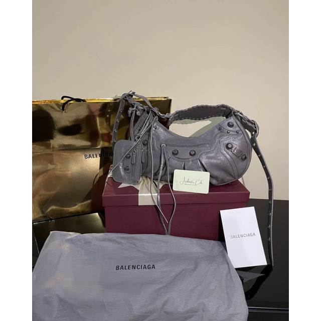 Tas Balenciaga Le Cagole Grey not Black Original Authentic