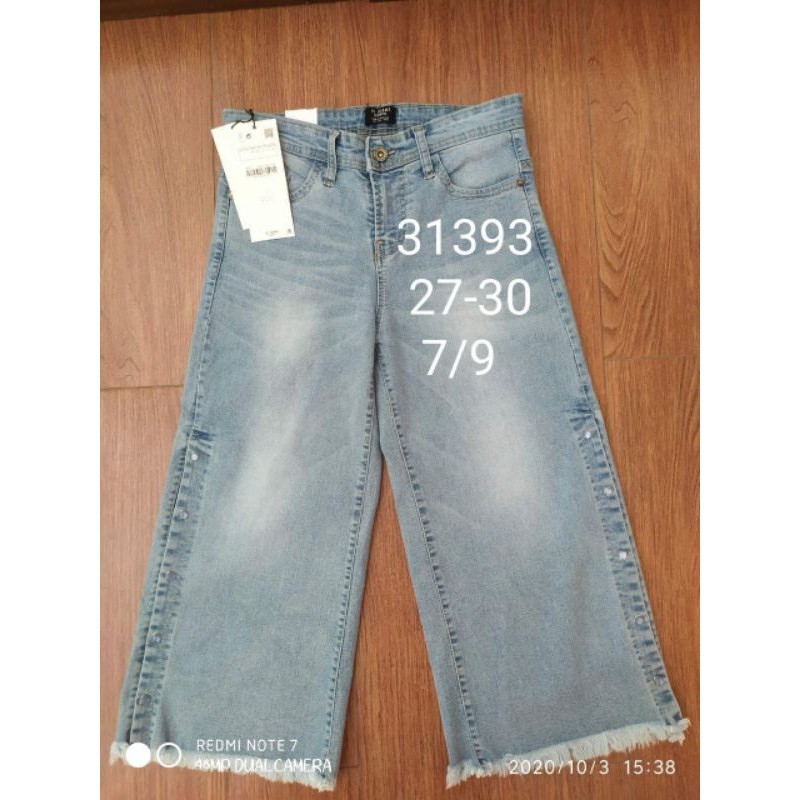 celana kulot jeans rawis 7/9