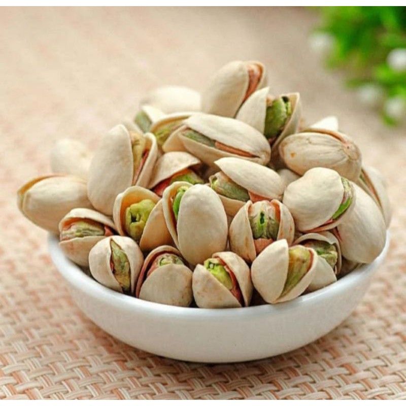 Kacang Pistachio Panggang 500 gr | Kacang Fustuk | Kacang Pistachios Roasted