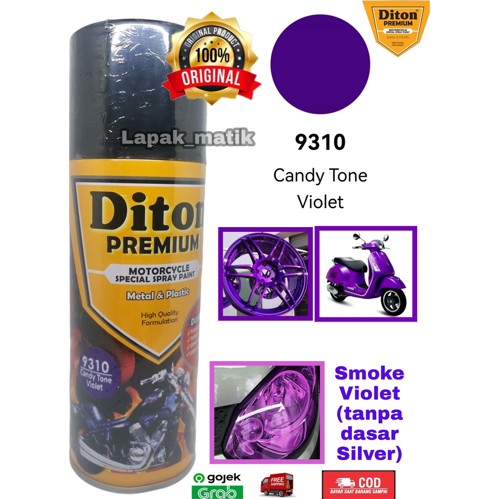 Pilok DITON PREMIUM Candy Tone Violet 9310 400ml Candy Ungu