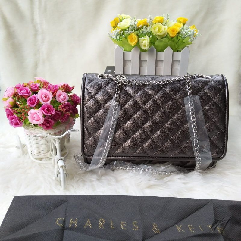 Tas CK Charles & Keith Tas Selempang Wanita Original Import New