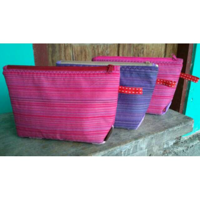 

Pouch Lurik / kotak pensil / suvenir