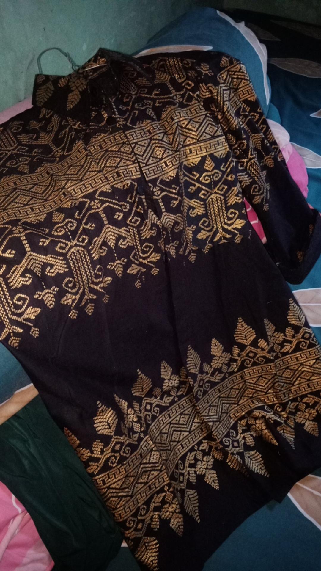 Diskon Bswart Batik Hrb026 Kenongo Padi Pekalongan M L Xl Batik Pria Murah Modern