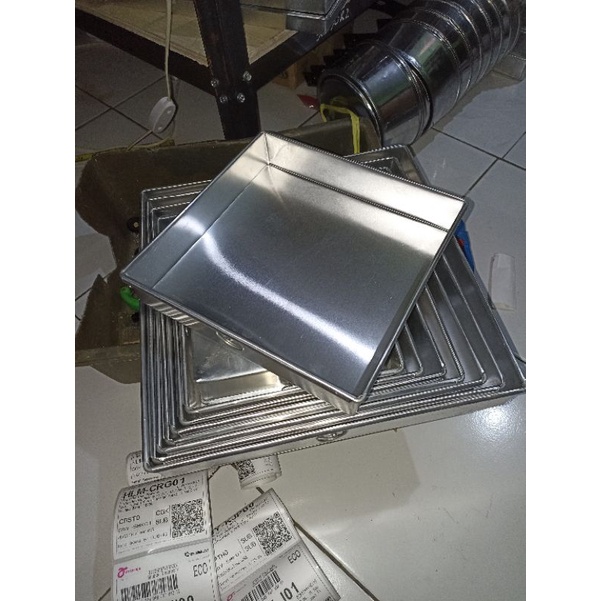 LOYANG BOLU GULUNG FREE BUBBLE TINGGI 4 PERSEGI 18X18X4 20X20X4 22X22X4 24X24X4 BUAT BOLU GULUNG JUGA MURAH TERJANGKAU ALUMINIUM ASLI cod terlaris