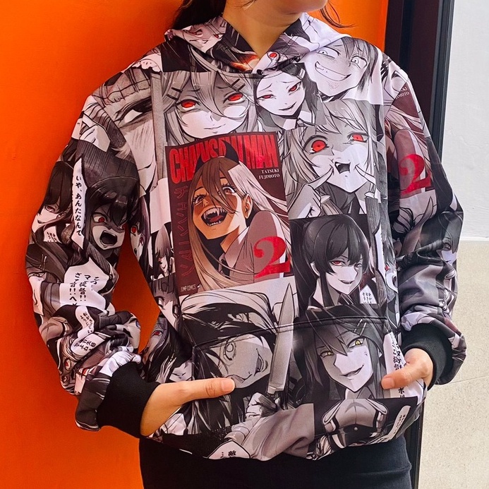 Hoodie Yandere Chainsaw Man Fullprint