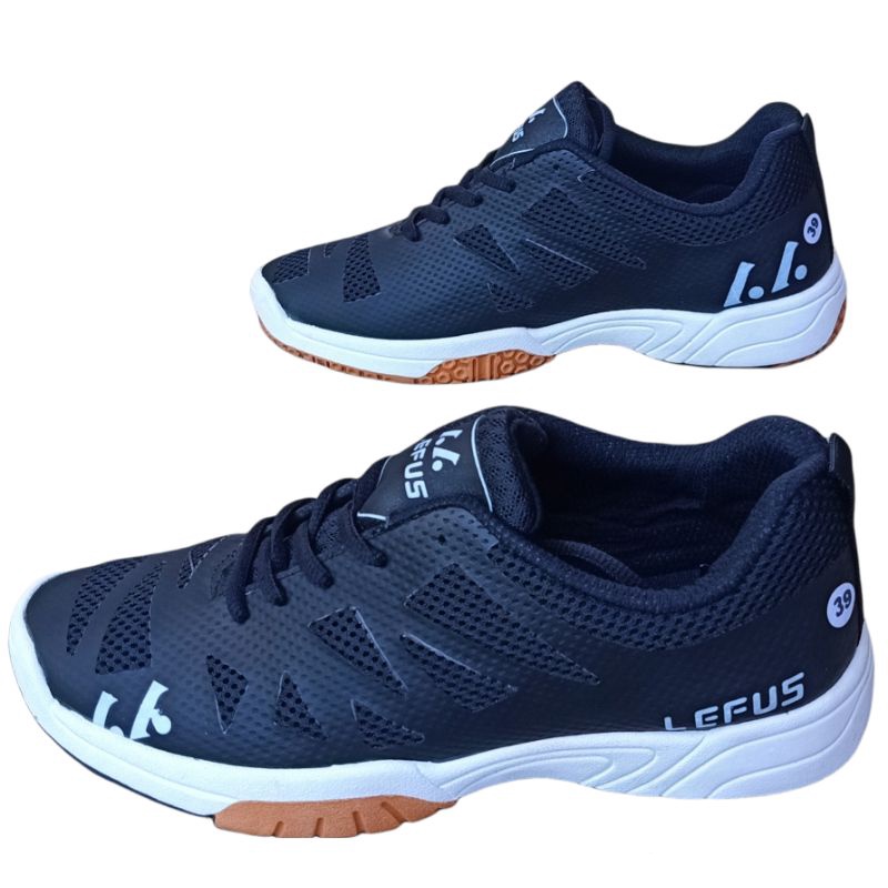 Sepatu sport Badminton /Tennis LEFUS Hitam