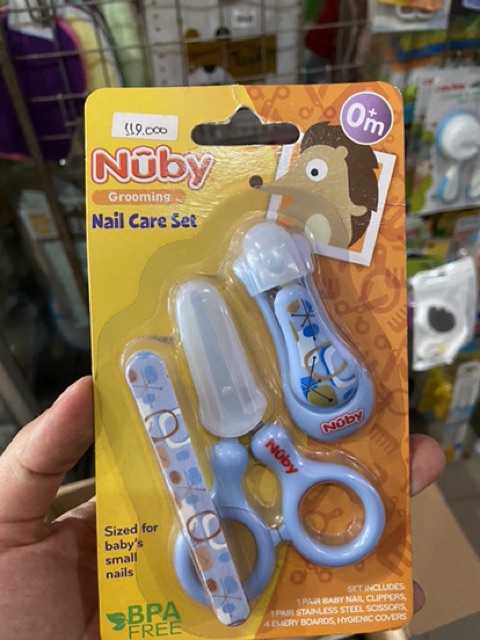 Nuby grooming nail care set