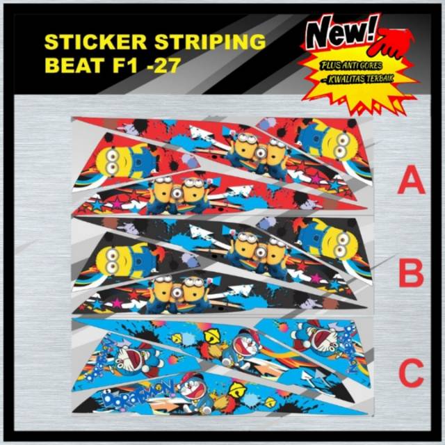 dekal Beat stiker decal Beat decal stiker Beat stiker motor Beat decal motor Beat 27