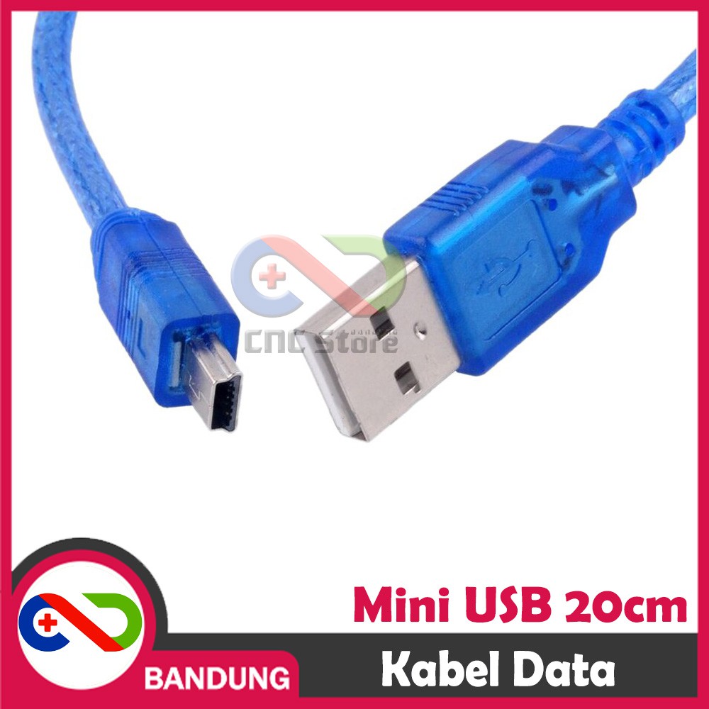 KABEL DATA MINI USB FOR NANO V3 BIRU 30 CM CABLE DATA