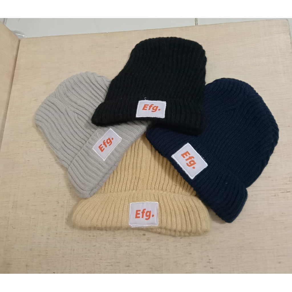Topi Kupluk Pria efg COD / Beany hat Distro Pria wanita