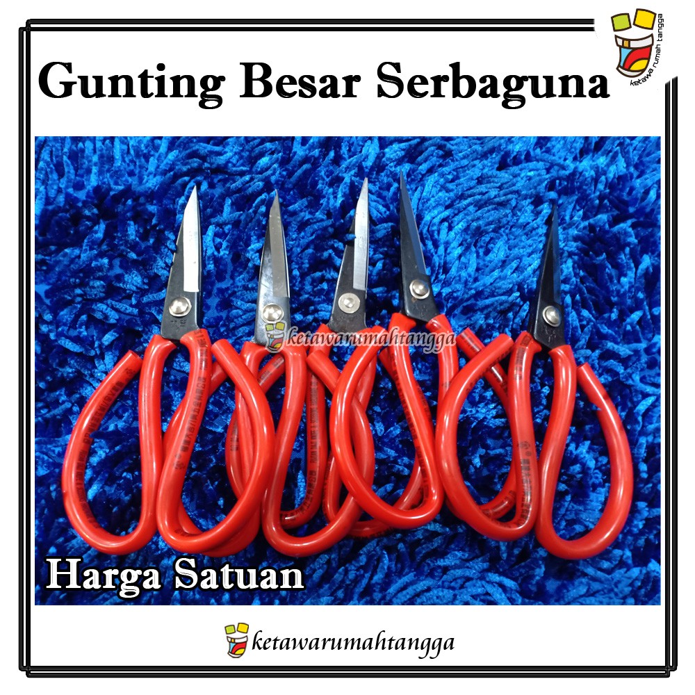 

Gunting Besar Serbaguna | Gunting Kain | Gunting Karpet | ketawarumahtangga