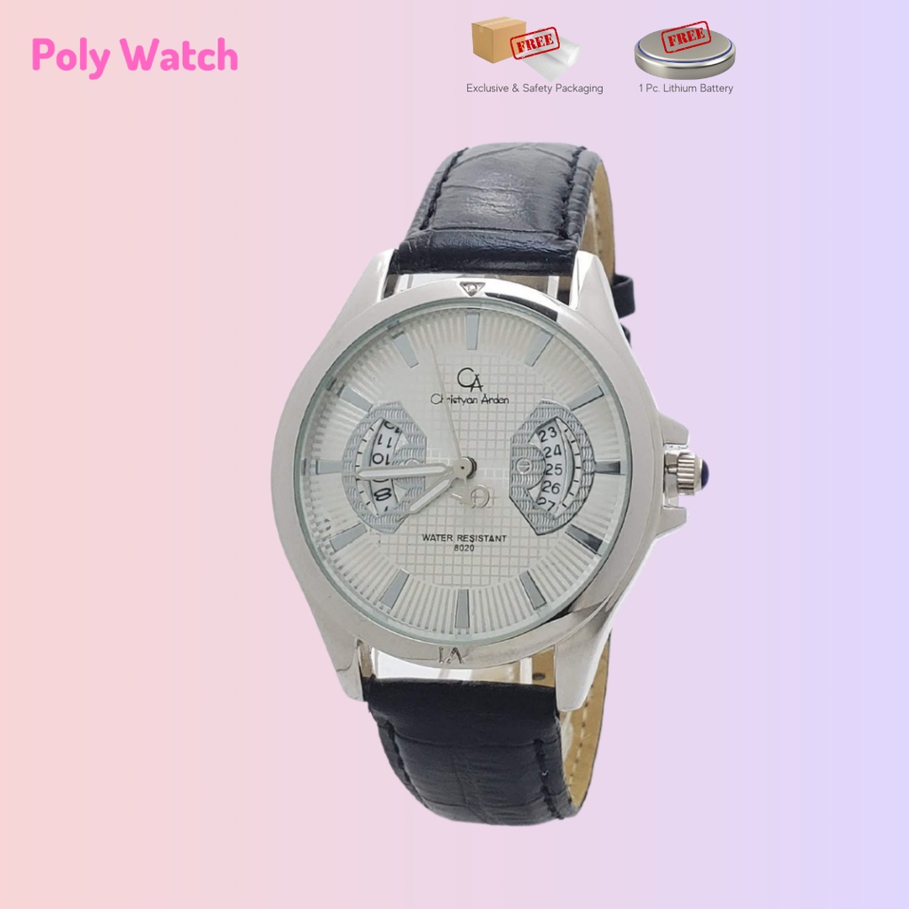 Jam Tangan Fashion Pria Kulit Christyan Arden Original CA3127