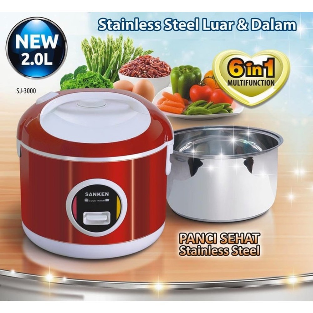 Pemasak Nasi / Rice Cooker SANKEN SJ-3000