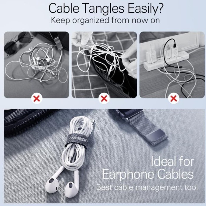 

ORGANIZER-DOCUMENT- VELCRO UGREEN ORIGINAL MURAH PENGIKAT KABEL CHARGER KABEL TIES UGREEN -DOCUMENT-