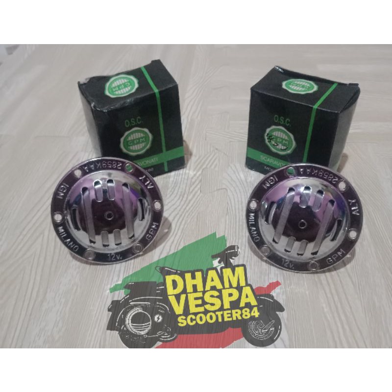 Klakson Vespa 12 volt Px super Gpm Milano