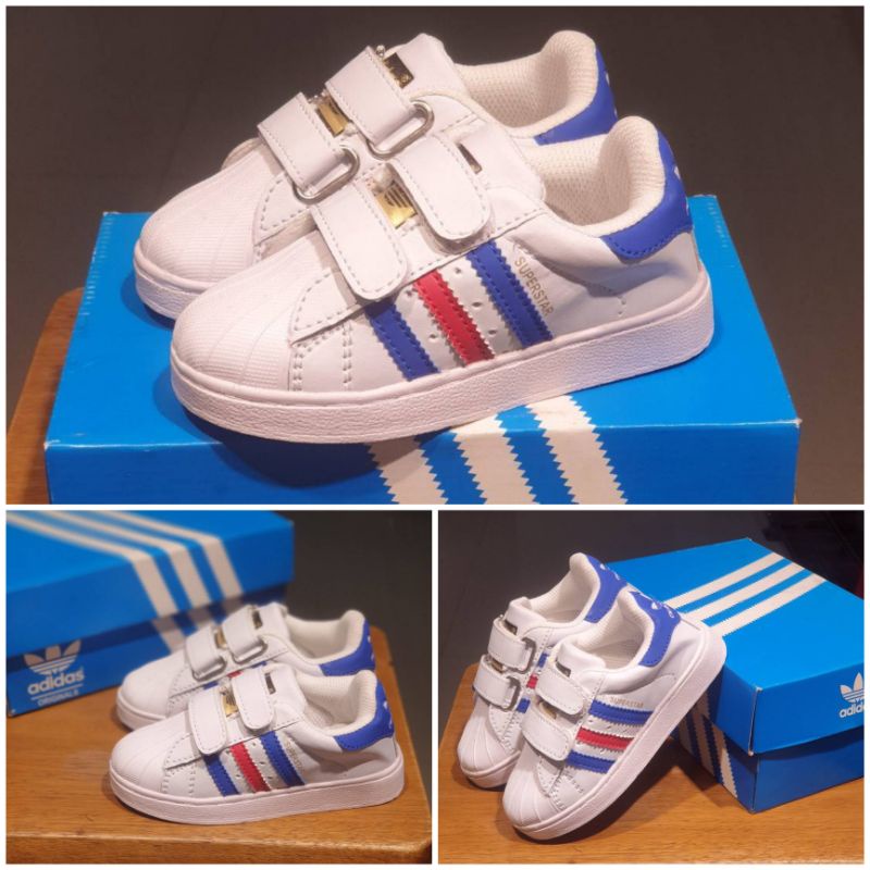 Sepatu anak adidas superstar prancis sepatu adidas anak laki laki sepatu anak import