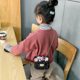 CS IMPORT Tas  Anak  Perempuan  Selempang  Chain Korea Fashion 