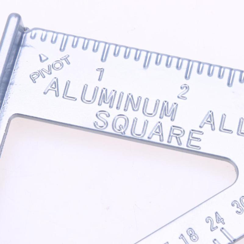 Taffware Penggaris Siku Mistar Triangle Ruler Aluminium