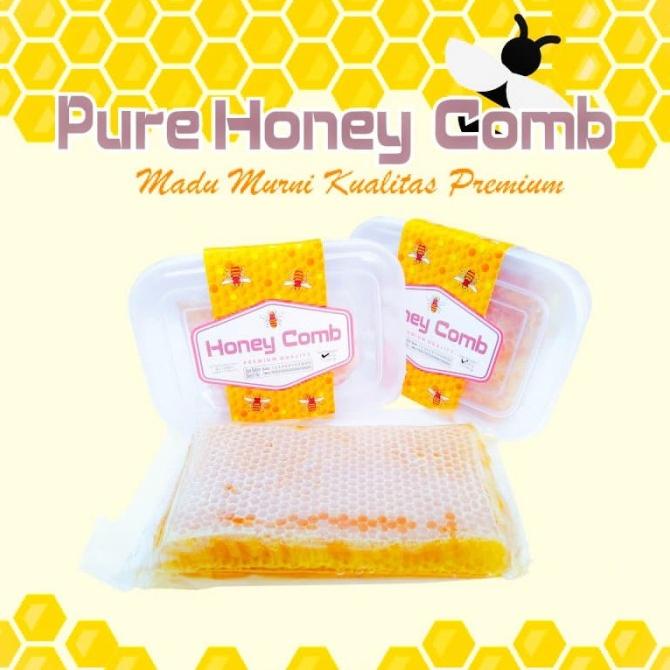

PROMO Pure Honey Comb 250 gram - Madu Sarang Murni Raw Honey Premium Quality MURAH