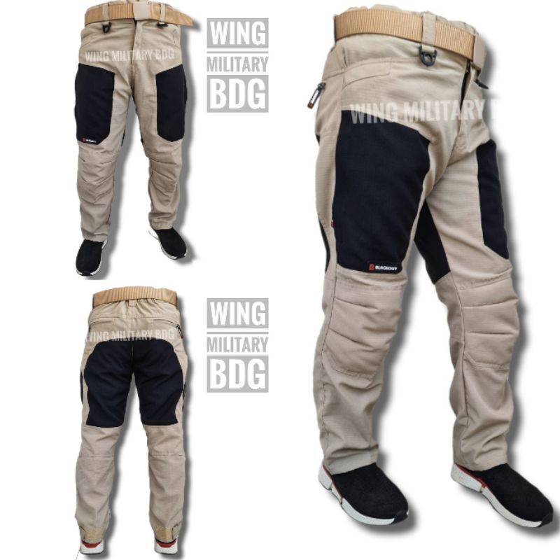 celana tactical celana panjang cargo blckout