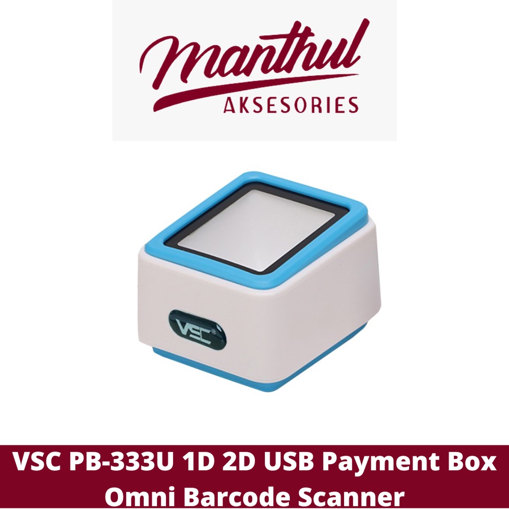 VSC PB-333U 1D 2D USB Payment Box Omni Barcode Scanner