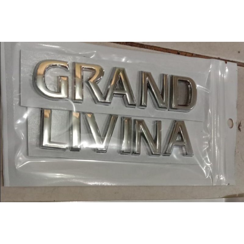 EMBLEM GRAND LIVINA/EMBLEM LOGO GRAND LIVINA/EMBLEM TULISAN GRAND LIVINA/EMBLEM LIVINA