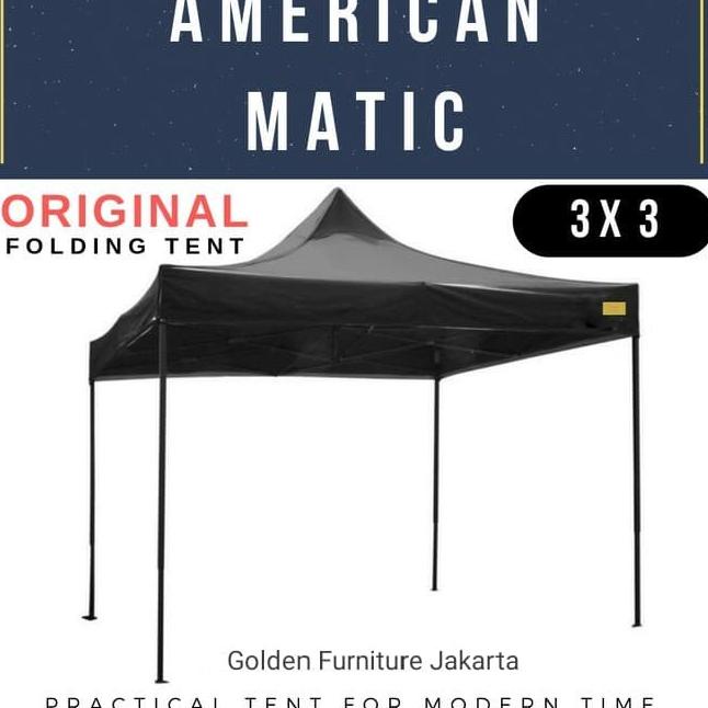 Tenda Lipat American Matic 3X3