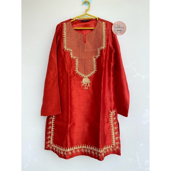 CONTEMPO women set baju lebaran (tunik + celana)