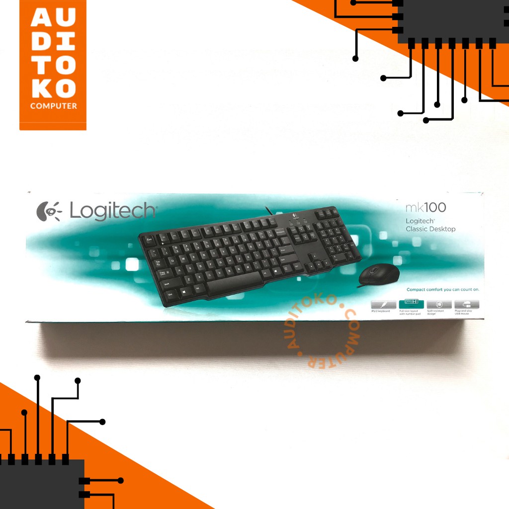 Keyboard + Mouse Logitech MK100