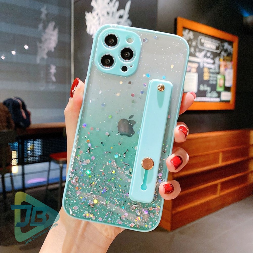 YS001 SOFTCASE AKSEN GLITTER WARNA MACARON IPHONE 6 6+ 7 8 8+ 7+ X XS XR MAX JB5440